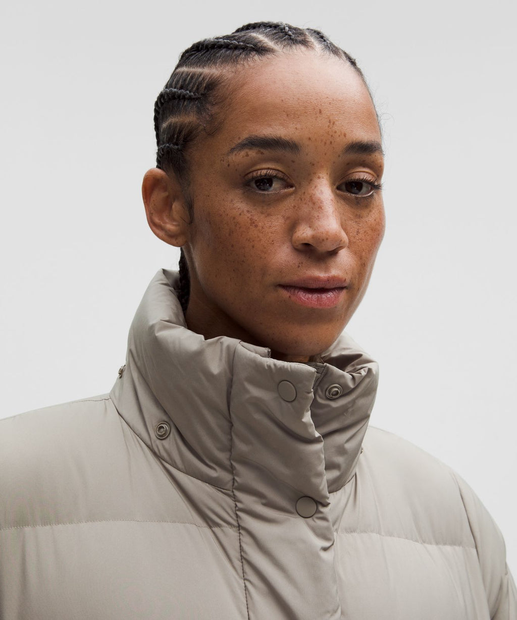 Women's Wunder Puff 600-Down-Fill Long Jacket Warm Ash Grey