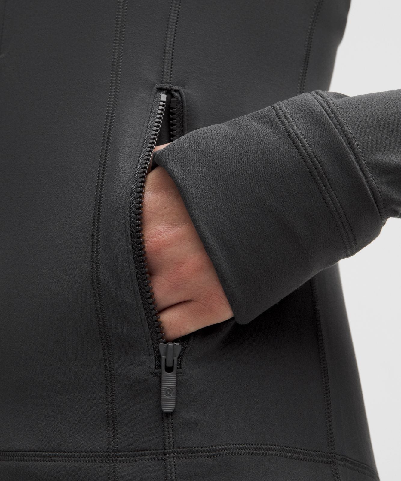 Define Jacket *Nulu Graphite Grey