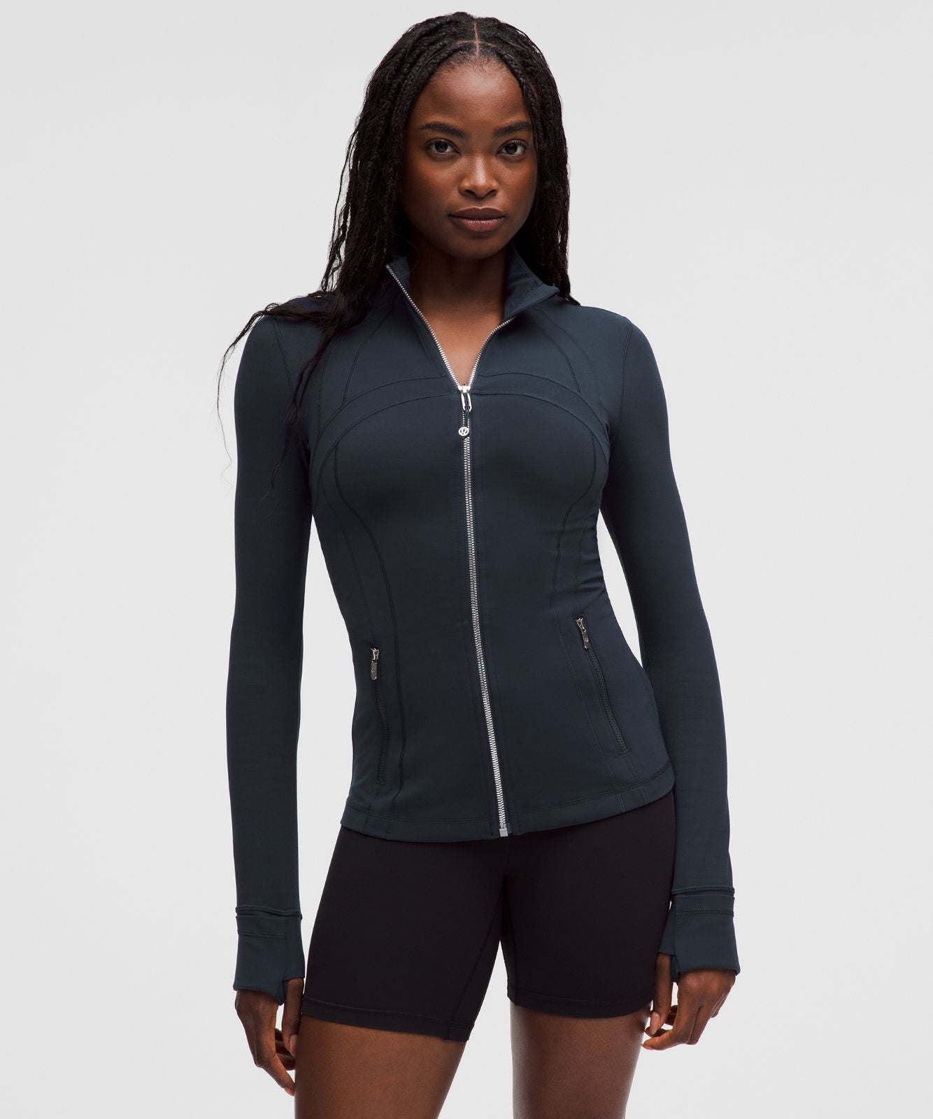 Define Jacket *Nulu True Navy/Mirror Silver