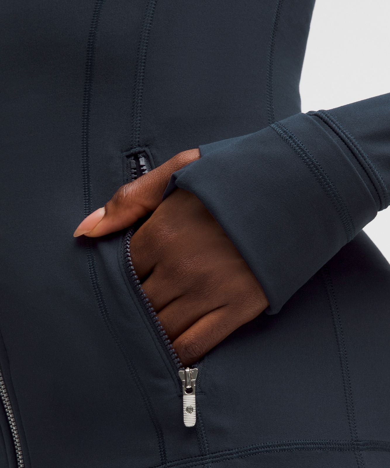 Define Jacket *Nulu True Navy/Mirror Silver