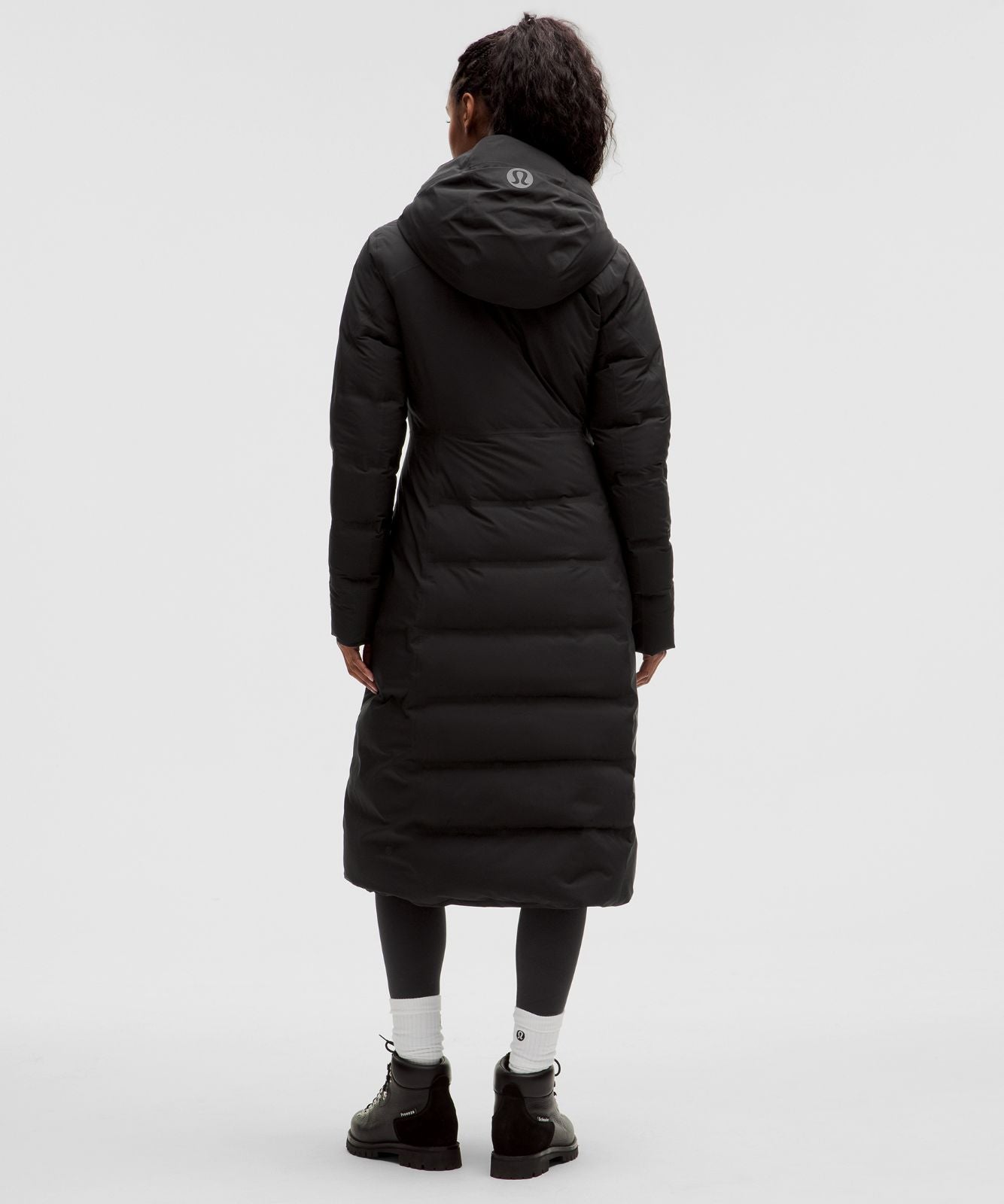 StretchSeal™ Sleet Street 600-Down-Fill Long Jacket Black