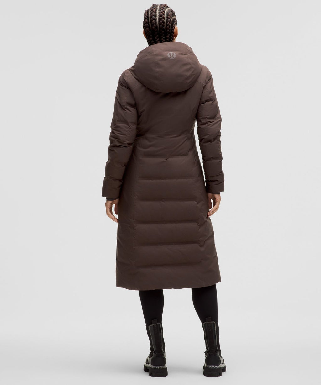 StretchSeal™ Sleet Street 600-Down-Fill Long Jacket Espresso