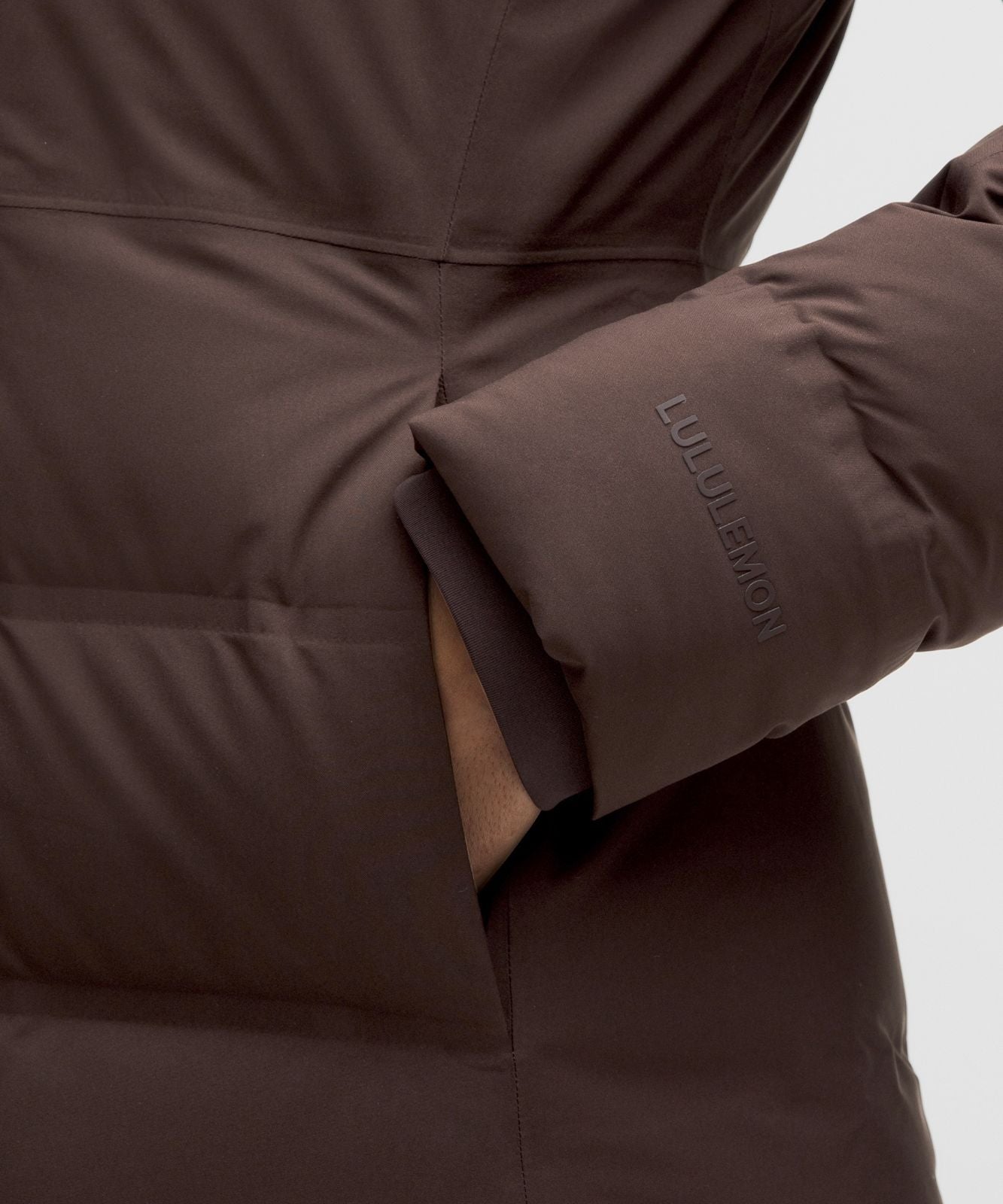 StretchSeal™ Sleet Street 600-Down-Fill Long Jacket Espresso