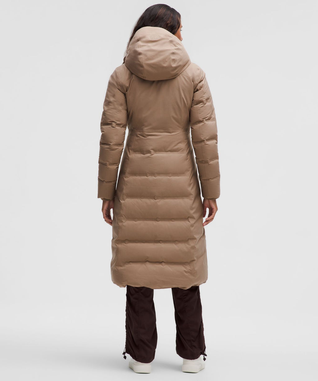 StretchSeal™ Sleet Street 600-Down-Fill Long Jacket Taupetastic