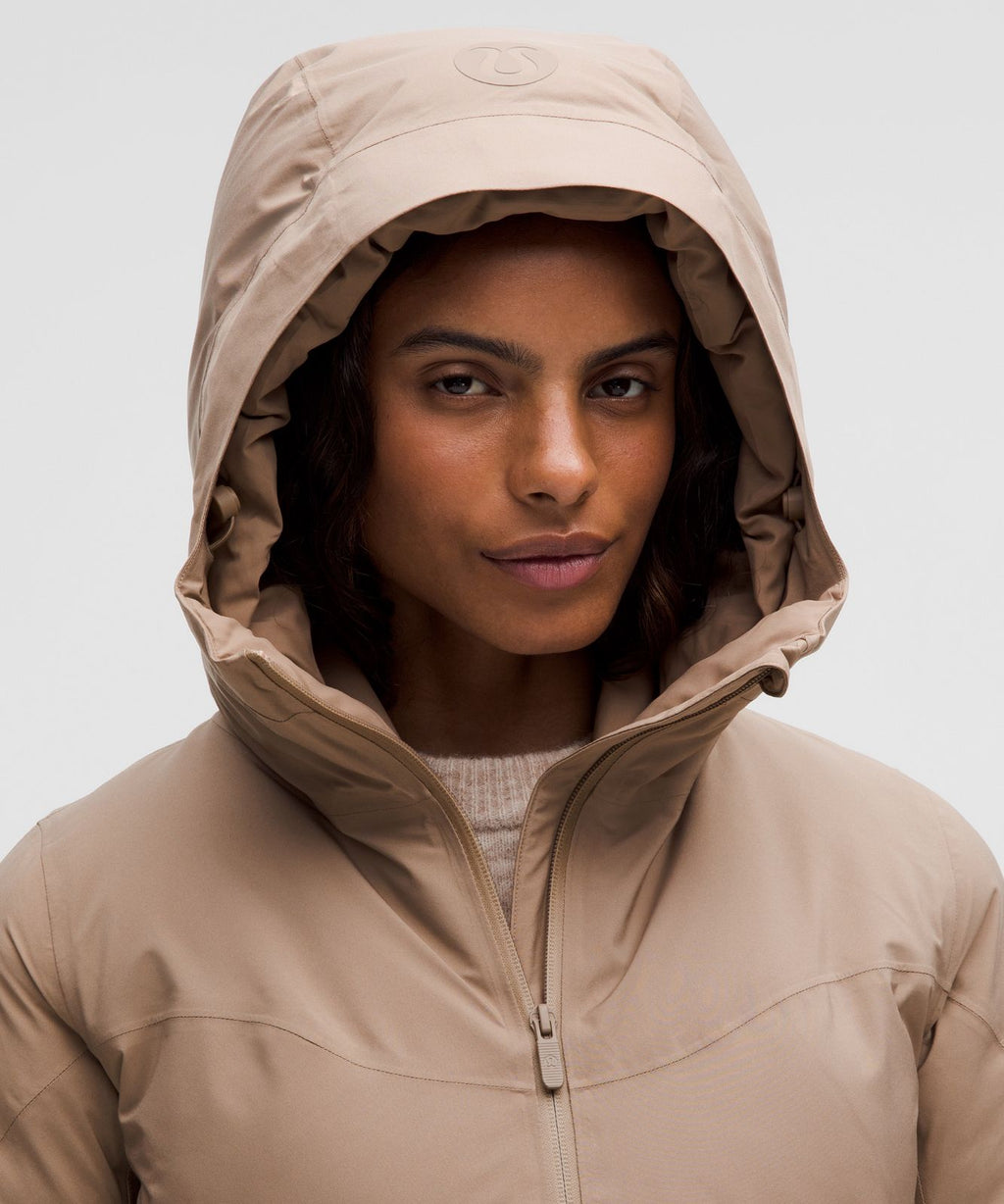 StretchSeal™ Sleet Street 600-Down-Fill Long Jacket Taupetastic