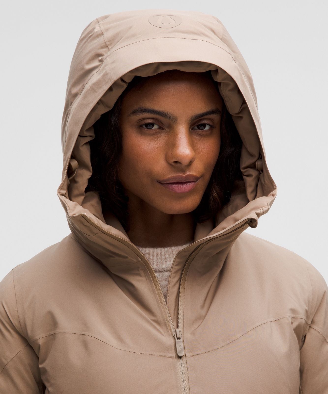StretchSeal™ Sleet Street 600-Down-Fill Long Jacket Taupetastic