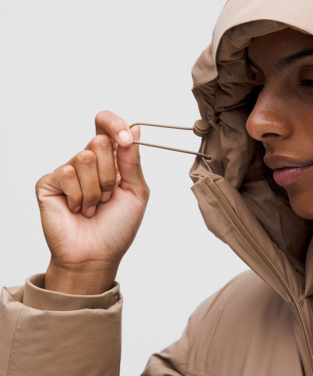 StretchSeal™ Sleet Street 600-Down-Fill Long Jacket Taupetastic