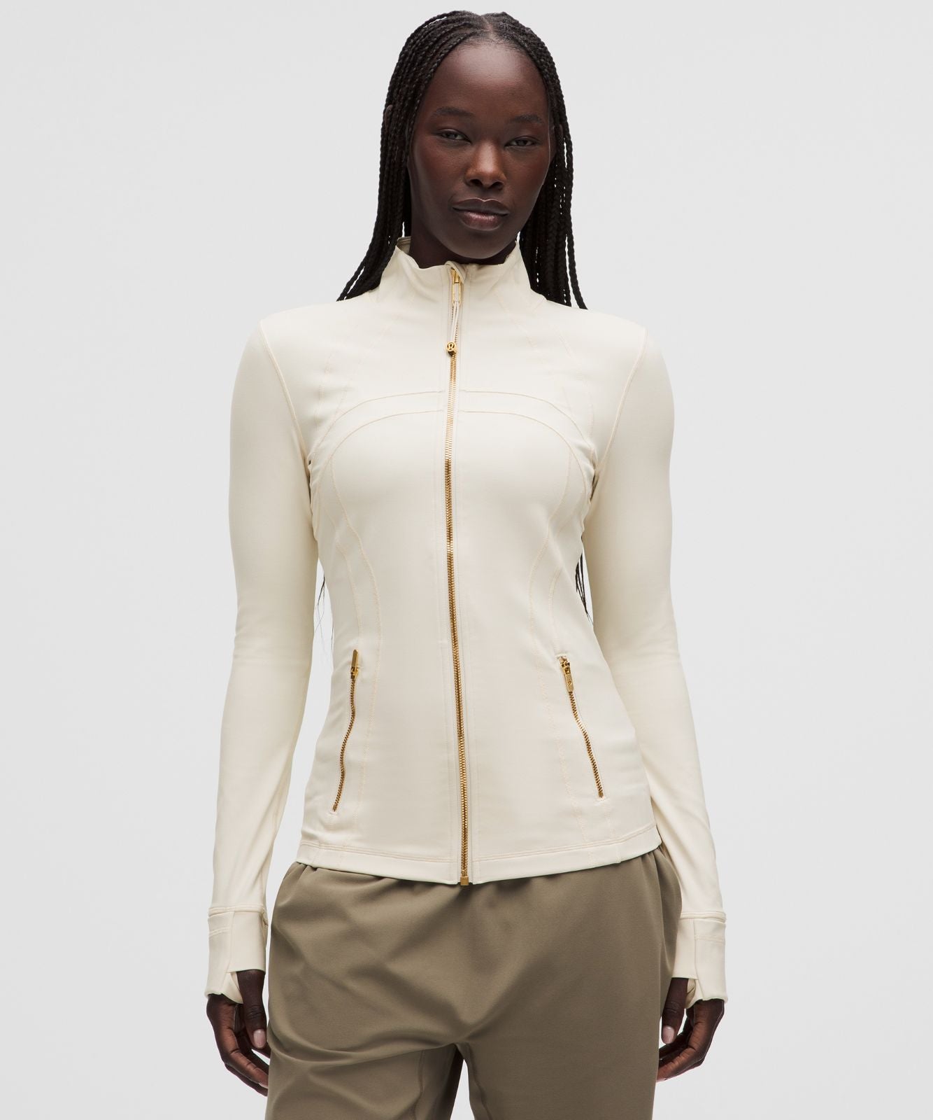 Define Jacket *Nulu Light Ivory/Gold/Gold