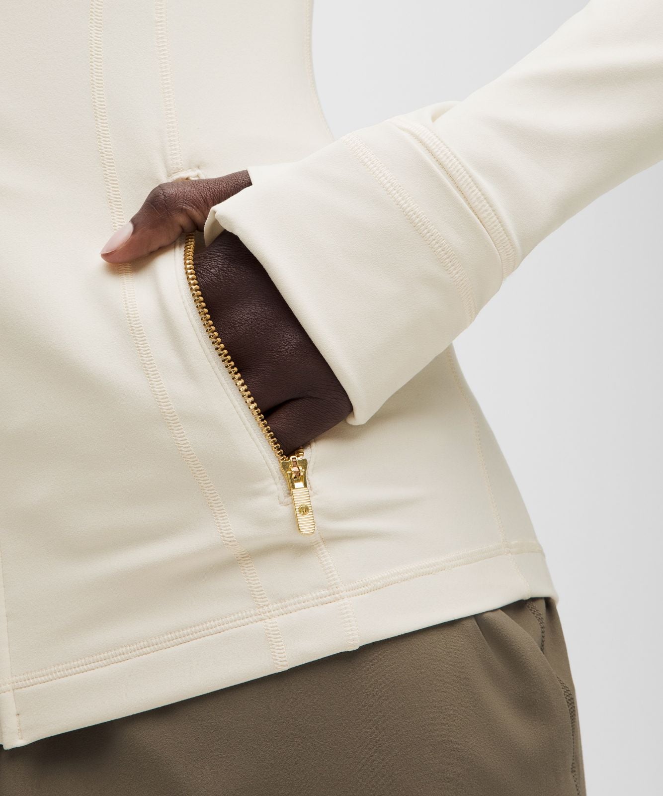 Define Jacket *Nulu Light Ivory/Gold/Gold