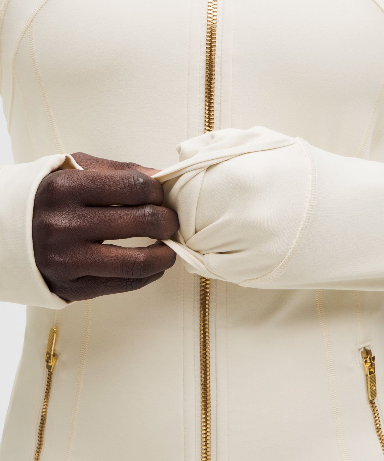 Define Jacket *Nulu Light Ivory/Gold/Gold