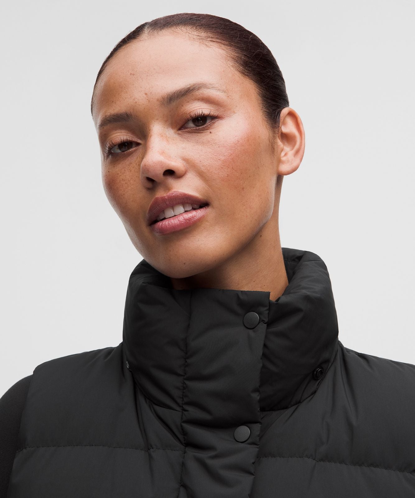 Wunder Puff 600-Down-Fill Mid-Length Vest Black