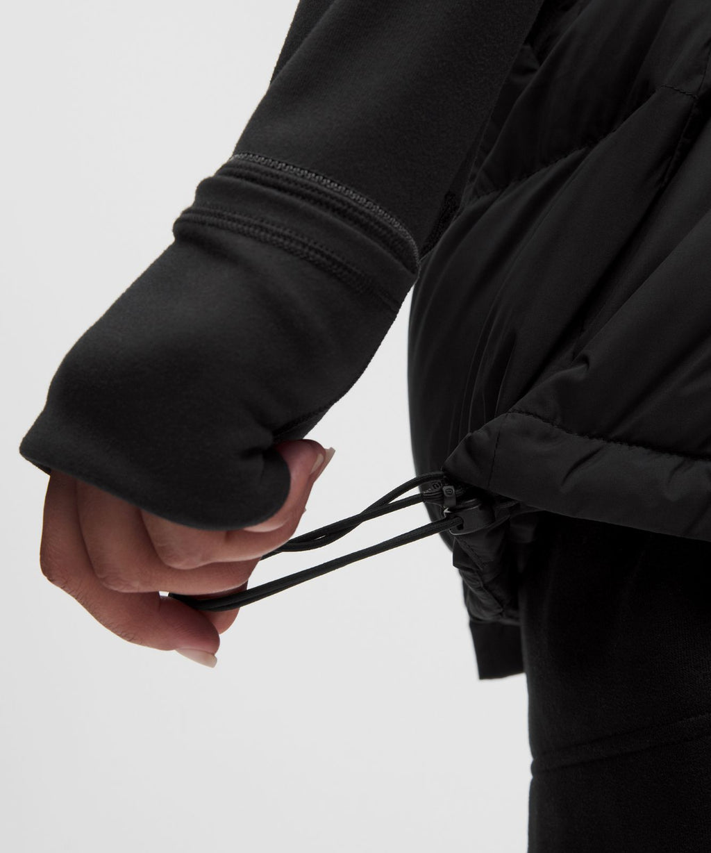 Wunder Puff 600-Down-Fill Mid-Length Vest Black