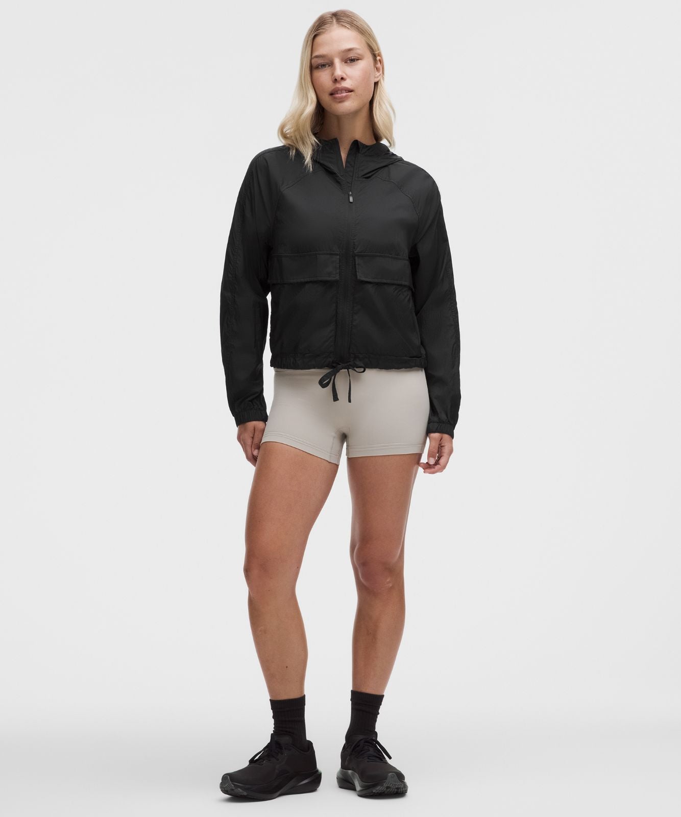 Hood-Lite Relaxed-Fit Jacket Black