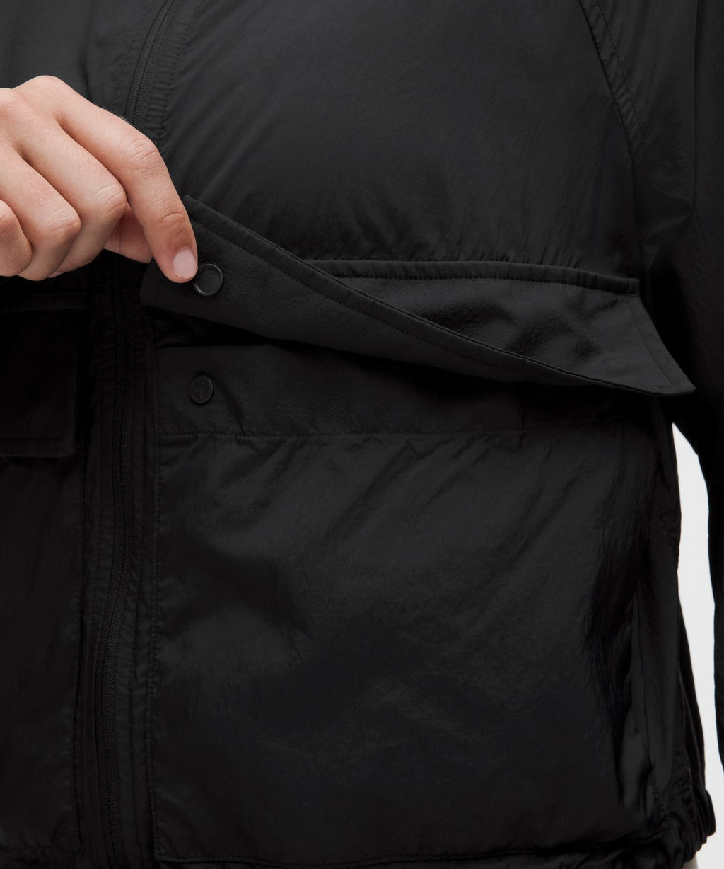 Hood-Lite Relaxed-Fit Jacket Black