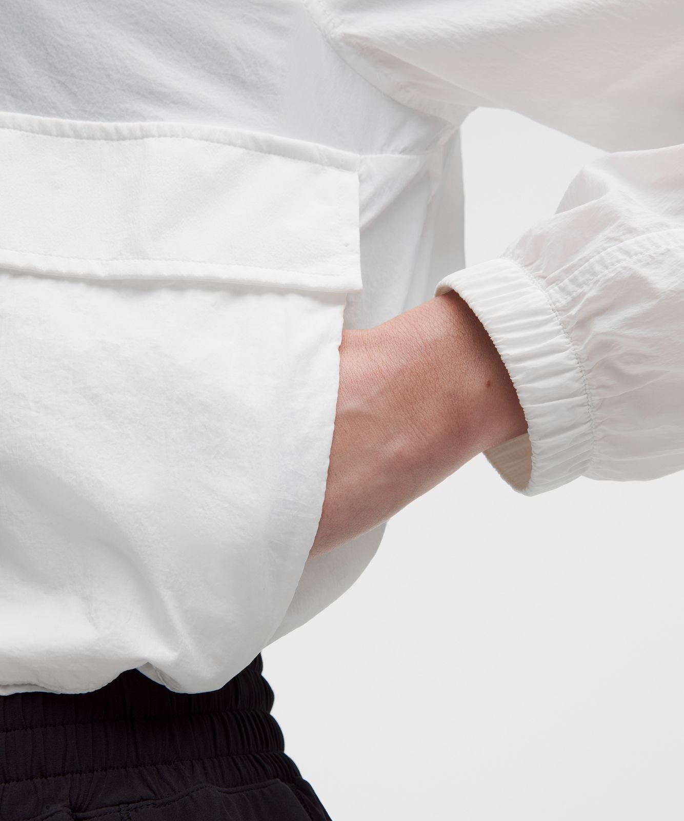 Hood-Lite Relaxed-Fit Jacket White
