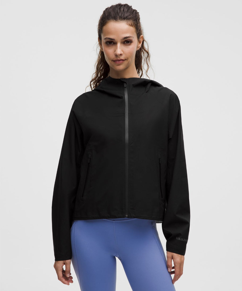 Lightweight Waterproof Running Jacket Black