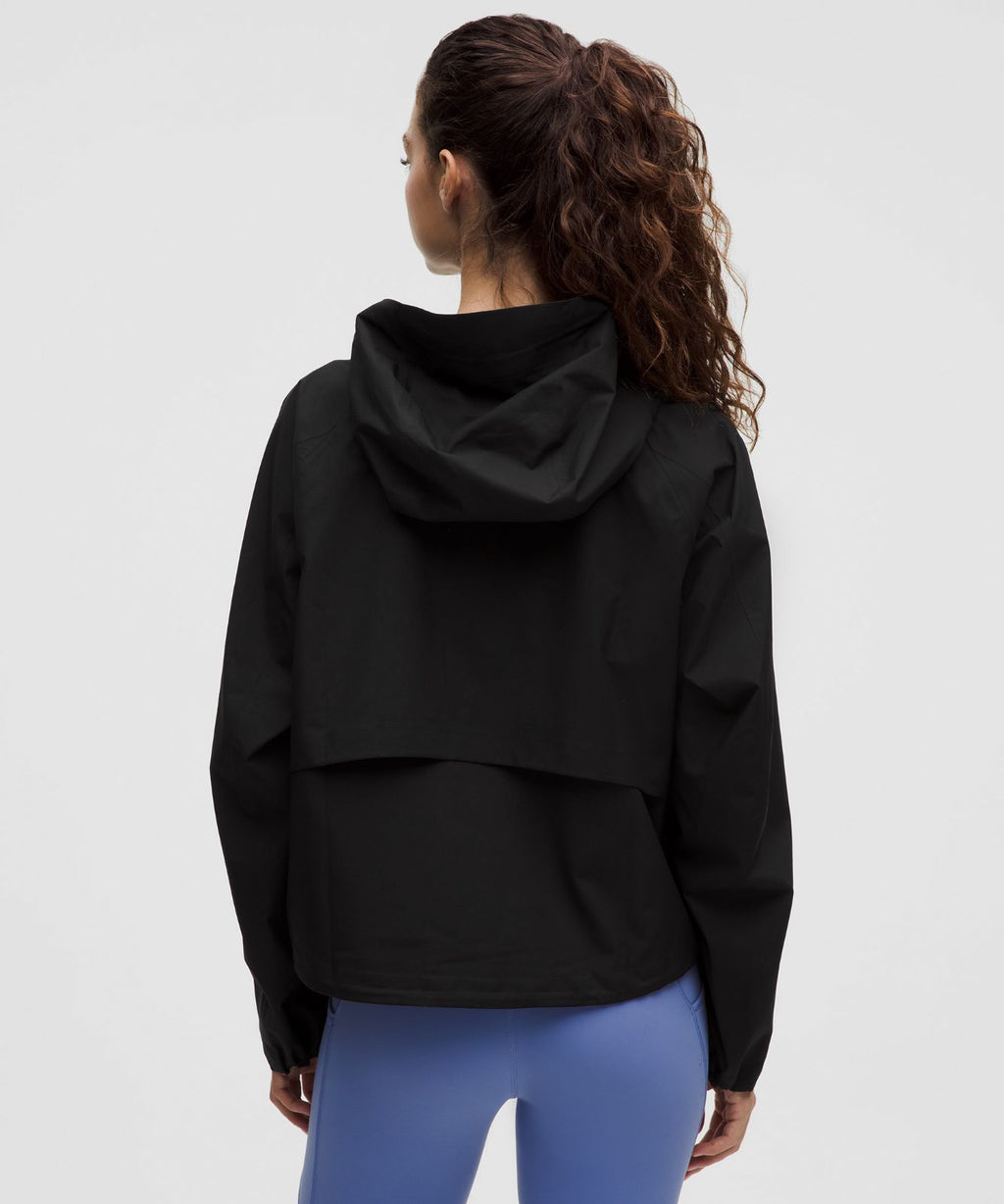 Lightweight Waterproof Running Jacket Black
