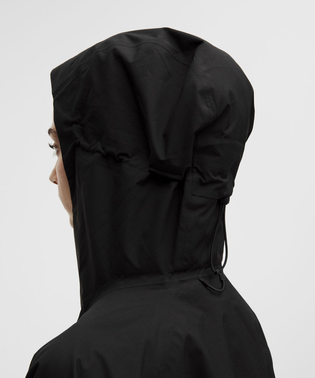 Lightweight Waterproof Running Jacket Black