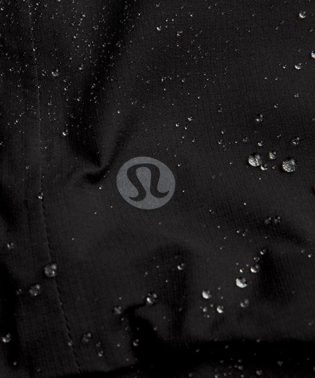 Lightweight Waterproof Running Jacket Black