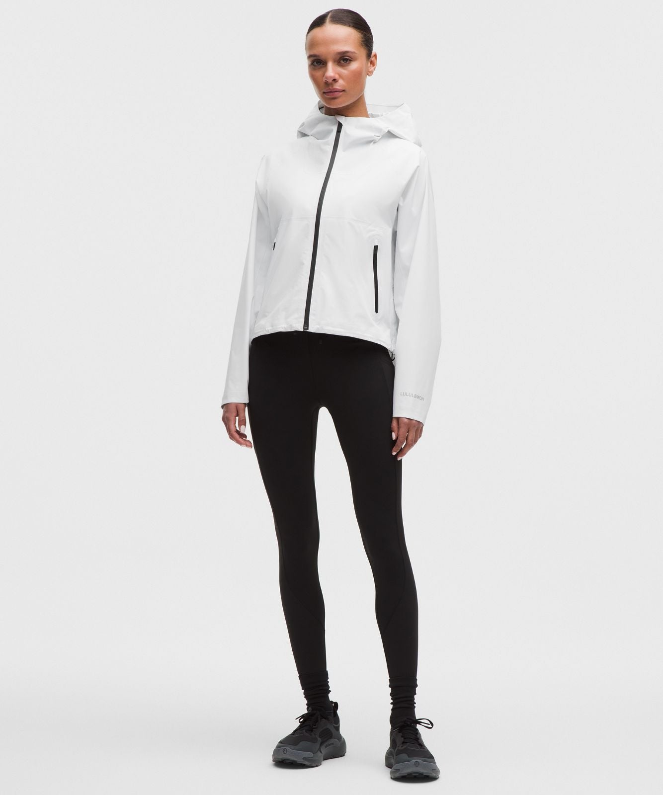 Lightweight Waterproof Running Jacket White