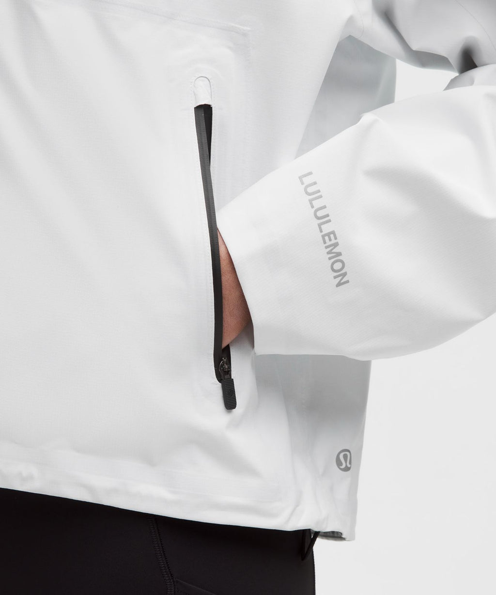 Lightweight Waterproof Running Jacket White