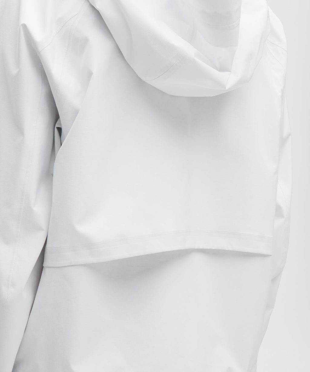 Lightweight Waterproof Running Jacket White