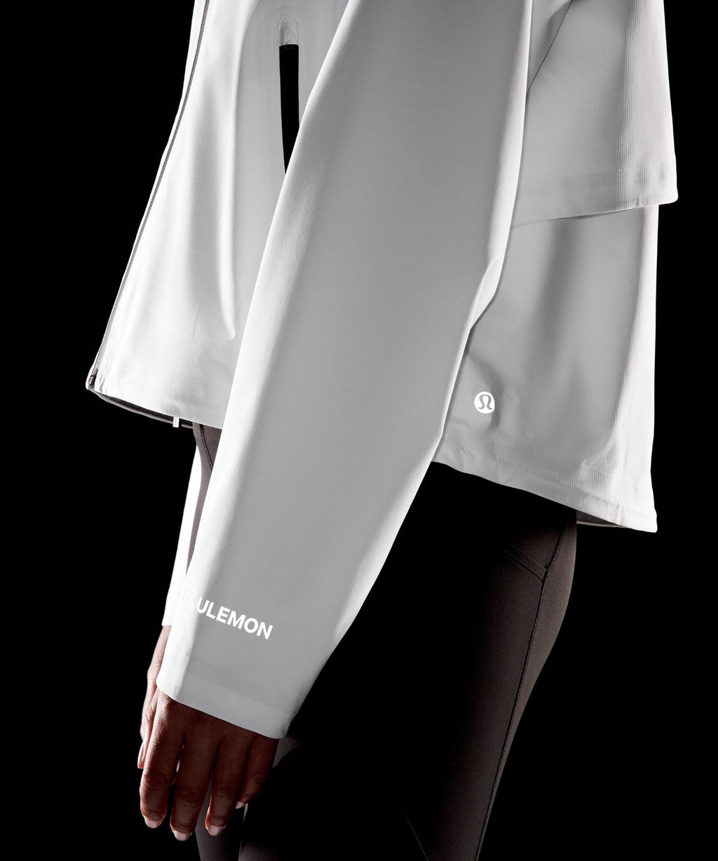 Lightweight Waterproof Running Jacket White