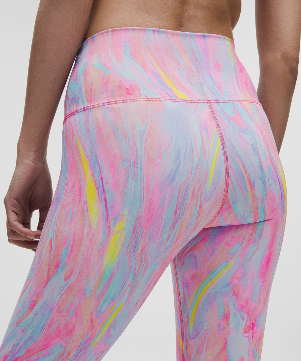Wunder Train High-Rise Tight 28" Prism Marble Multi