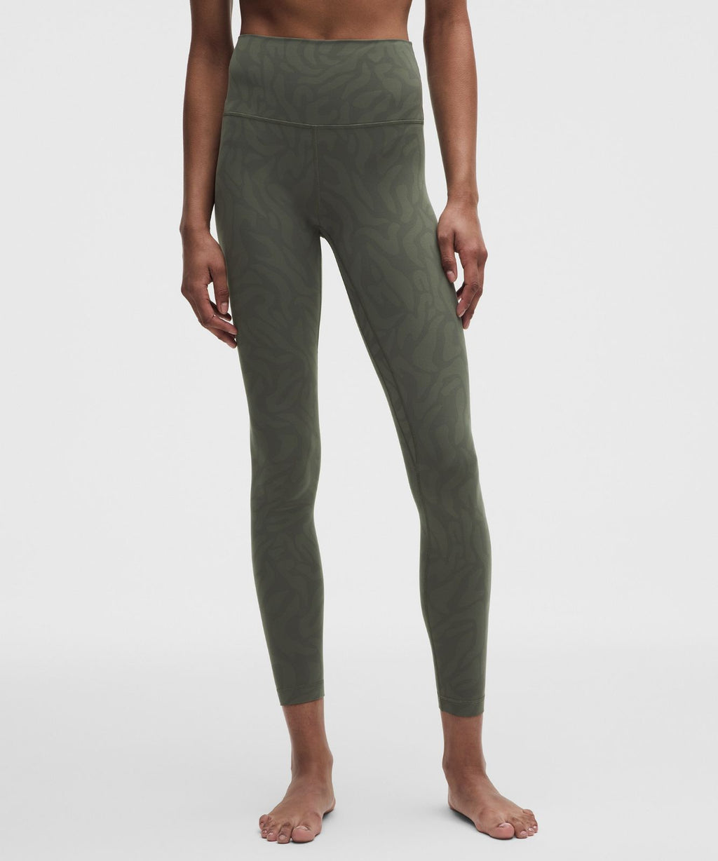 lululemon Align™ High-Rise Pant 28" Zebra Camo Sage Multi