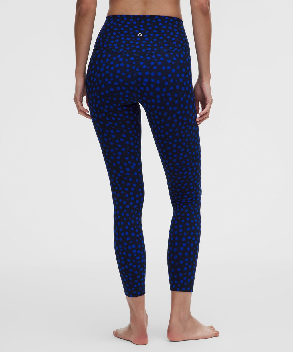 lululemon Align™ High-Rise Pant 25" Stamp Dot Beach Ball Blue True Navy