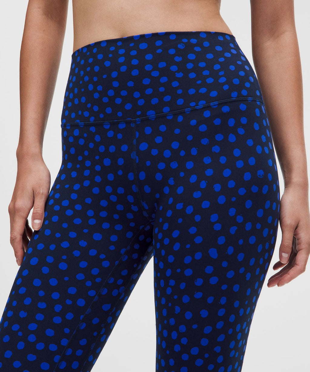 lululemon Align™ High-Rise Pant 25" Stamp Dot Beach Ball Blue True Navy