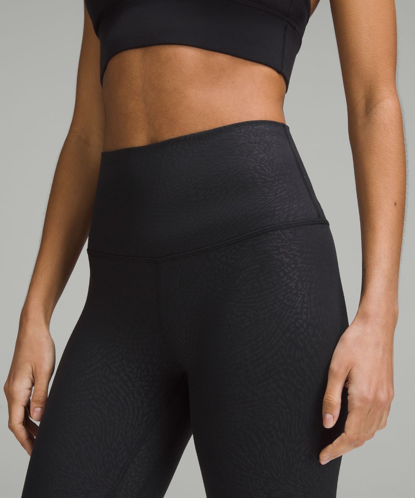 lululemon Align™ High-Rise Pant 25" Ripple Emboss Black