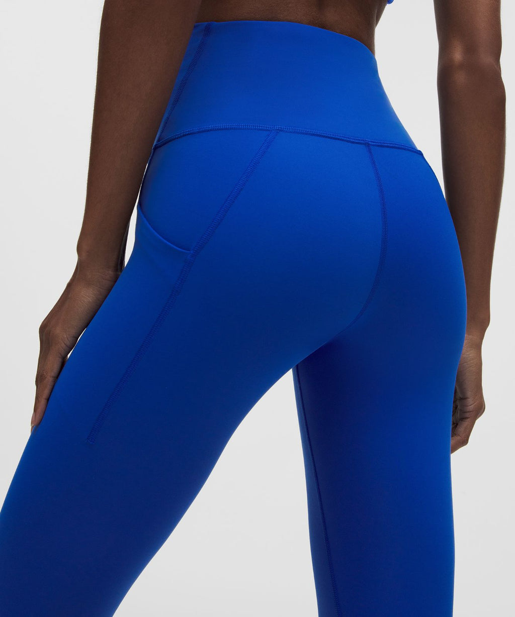 Wunder Train High-Rise Tight with Pockets 25" Beach Ball Blue