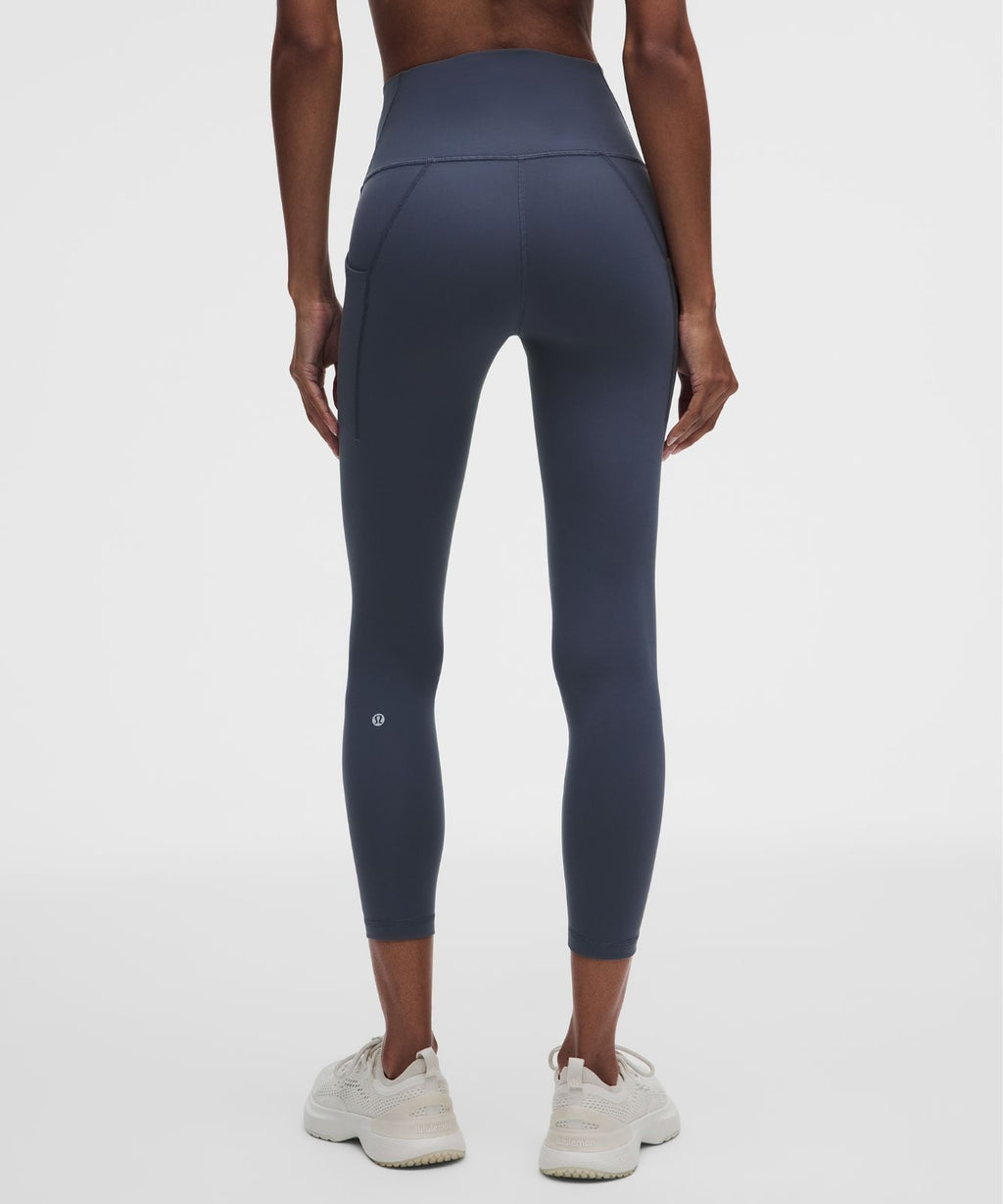 Wunder Train High-Rise Tight with Pockets 25" Dusty Diamond