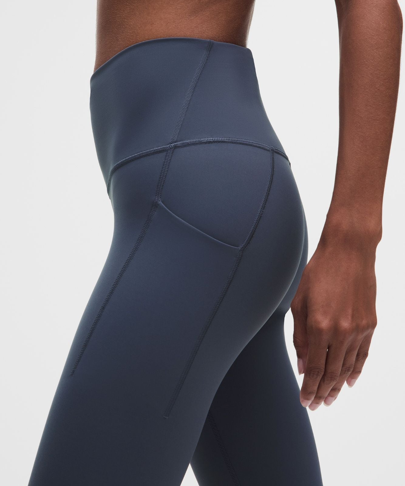 Wunder Train High-Rise Tight with Pockets 25" Dusty Diamond