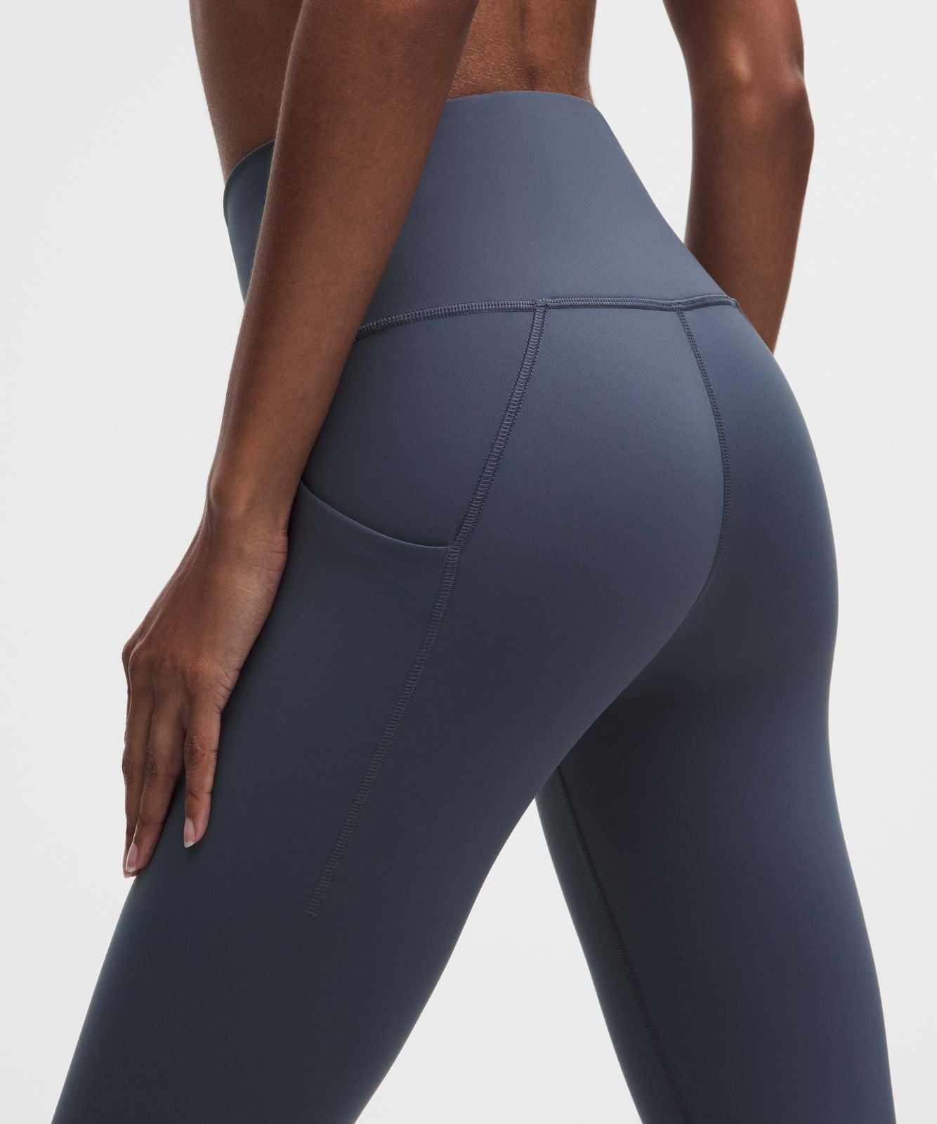 Wunder Train High-Rise Tight with Pockets 25" Dusty Diamond