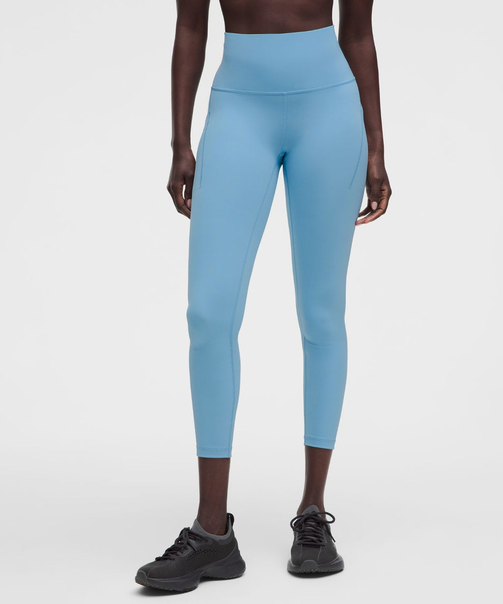 Wunder Train High-Rise Tight with Pockets 25" Dreamy Blue