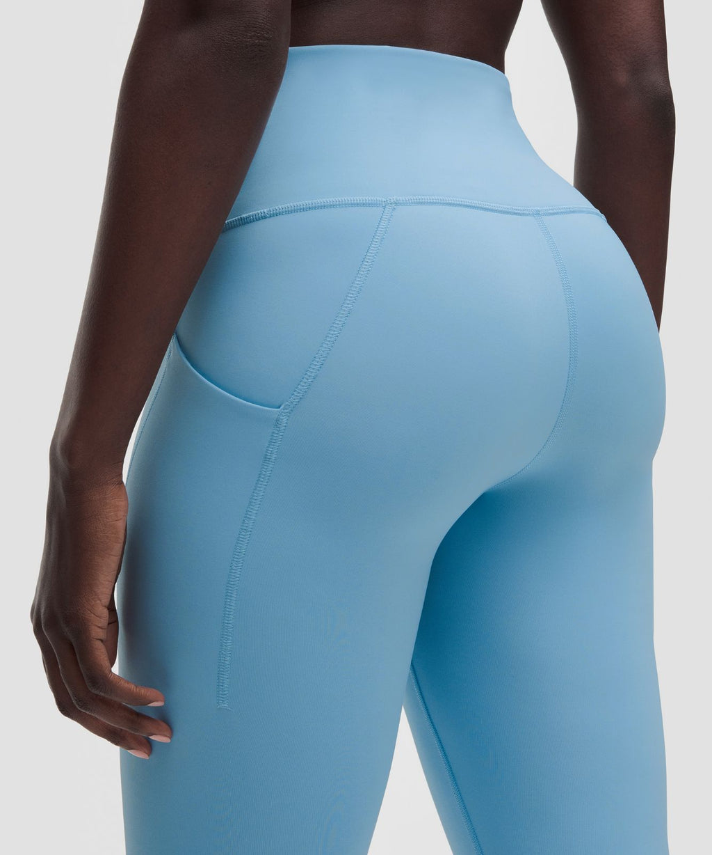 Wunder Train High-Rise Tight with Pockets 25" Dreamy Blue