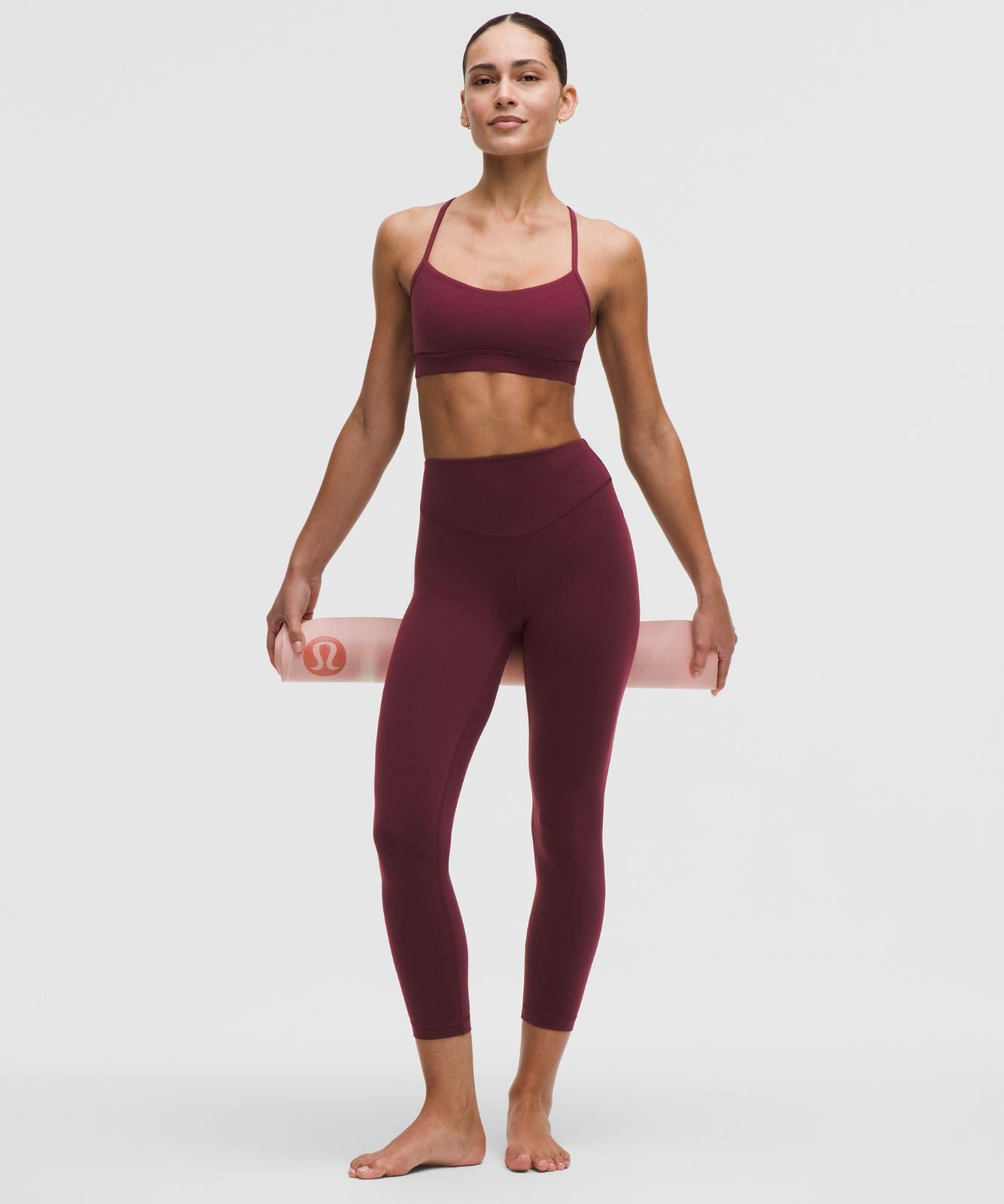 Wunder Under SmoothCover High-Rise Tight 25" Burgundy Bay