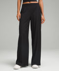 Swift Mid-Rise Wide-Leg Pant Black