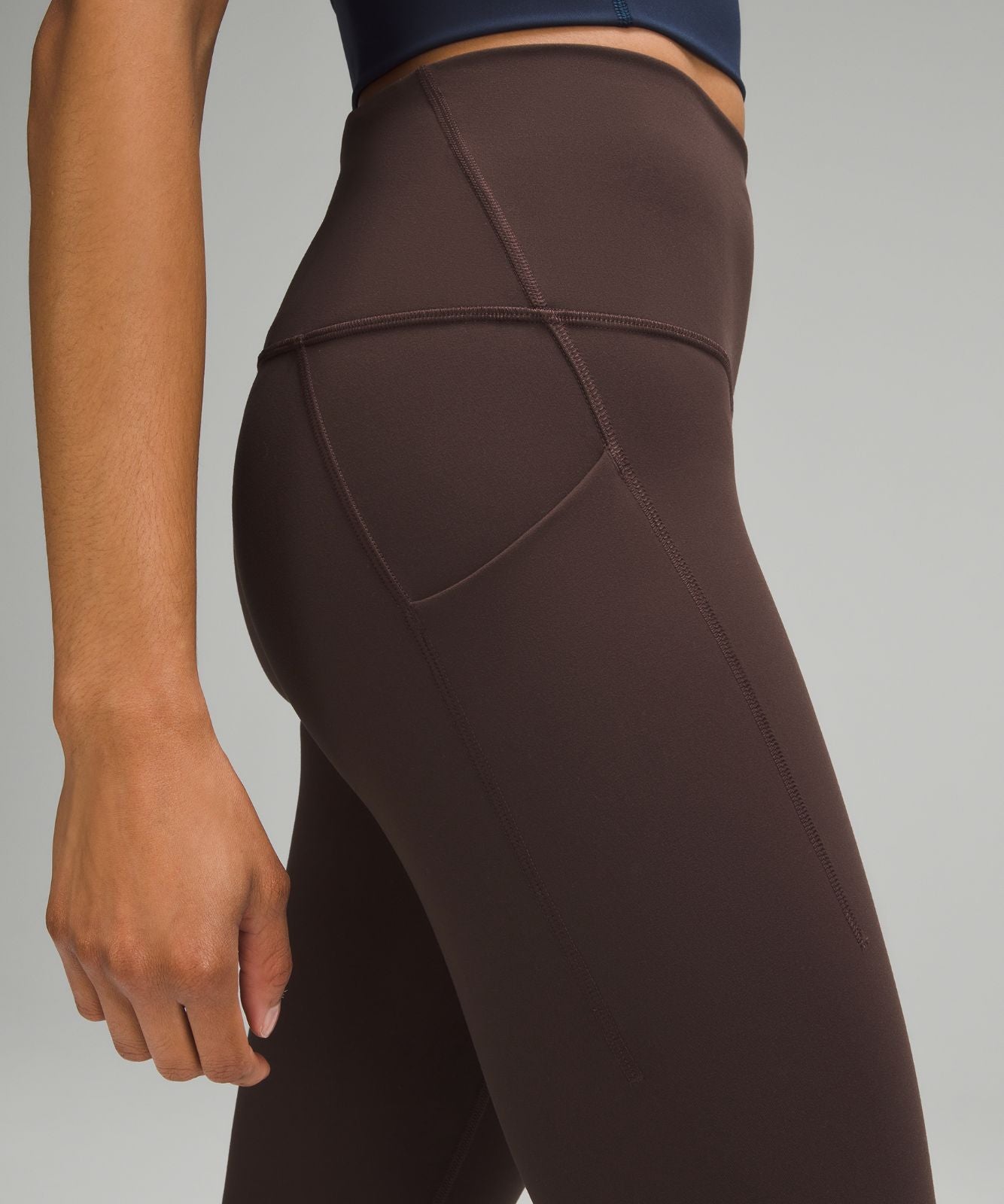 Wunder Train High-Rise Tight with Pockets 28" Espresso