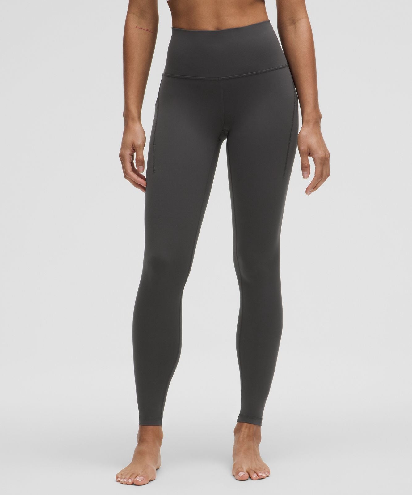 Wunder Train High-Rise Tight with Pockets 28" Graphite Grey