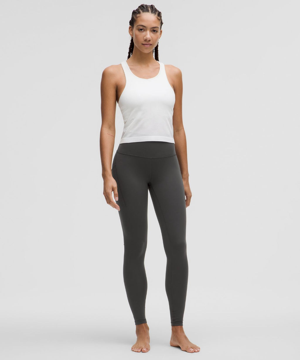 Wunder Train High-Rise Tight with Pockets 28" Graphite Grey