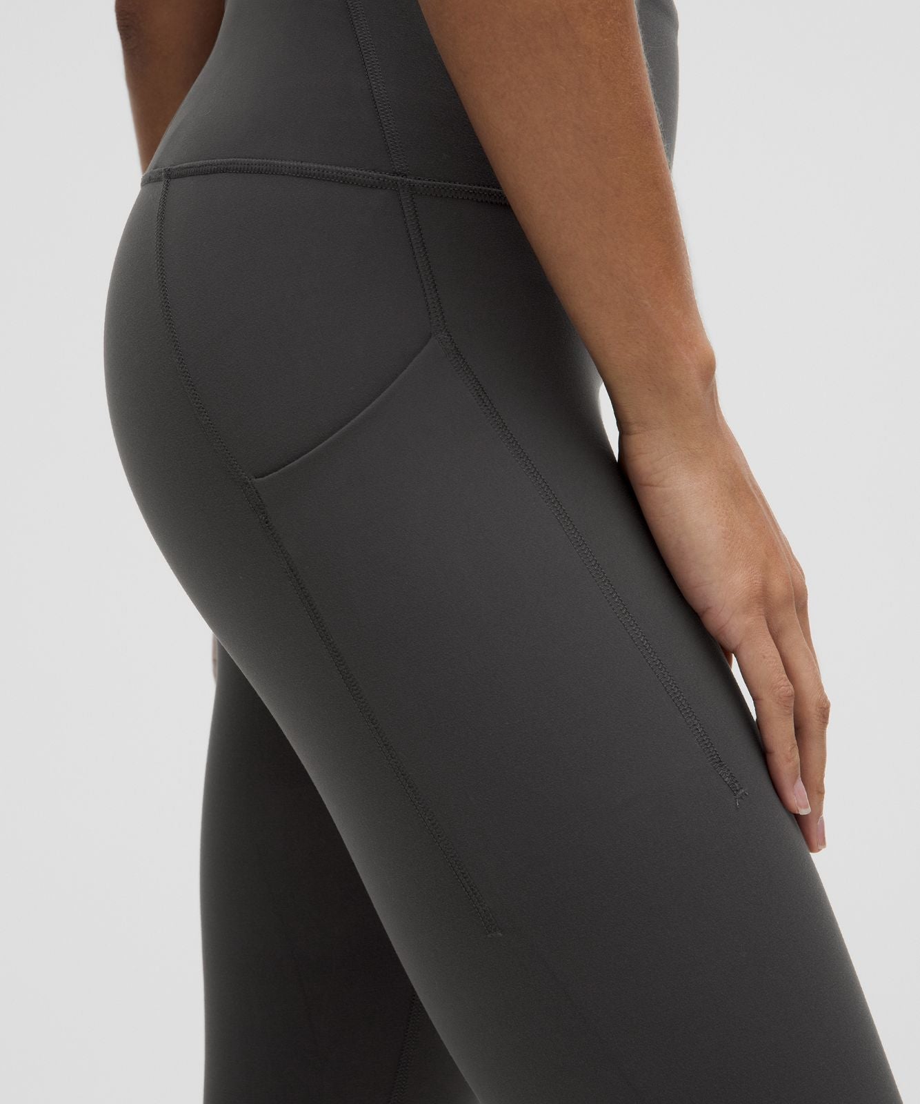 Wunder Train High-Rise Tight with Pockets 28" Graphite Grey