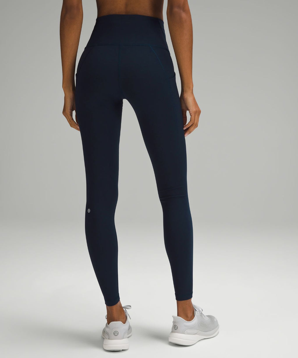 Wunder Train High-Rise Tight with Pockets 28" True Navy