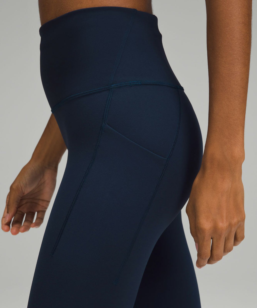 Wunder Train High-Rise Tight with Pockets 28" True Navy
