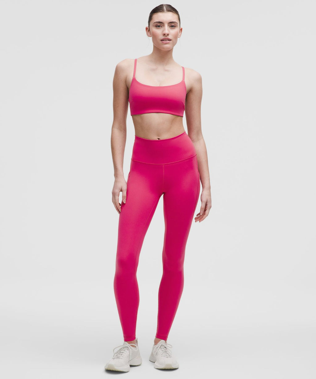 Wunder Train High-Rise Tight with Pockets 28" Raspberry coulis
