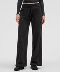 Scuba Mid-Rise Wide-Leg Pant *Regular Black