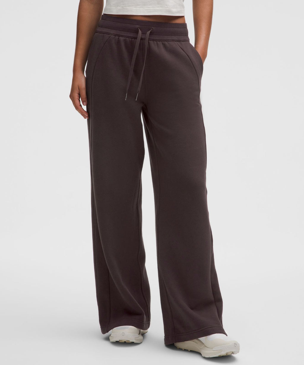 Scuba Mid-Rise Wide-Leg Pant *Regular Sequoia