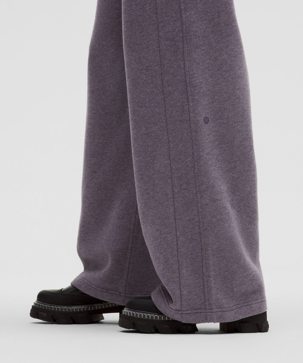 Scuba Mid-Rise Wide-Leg Pant *Regular Heathered Nightfall